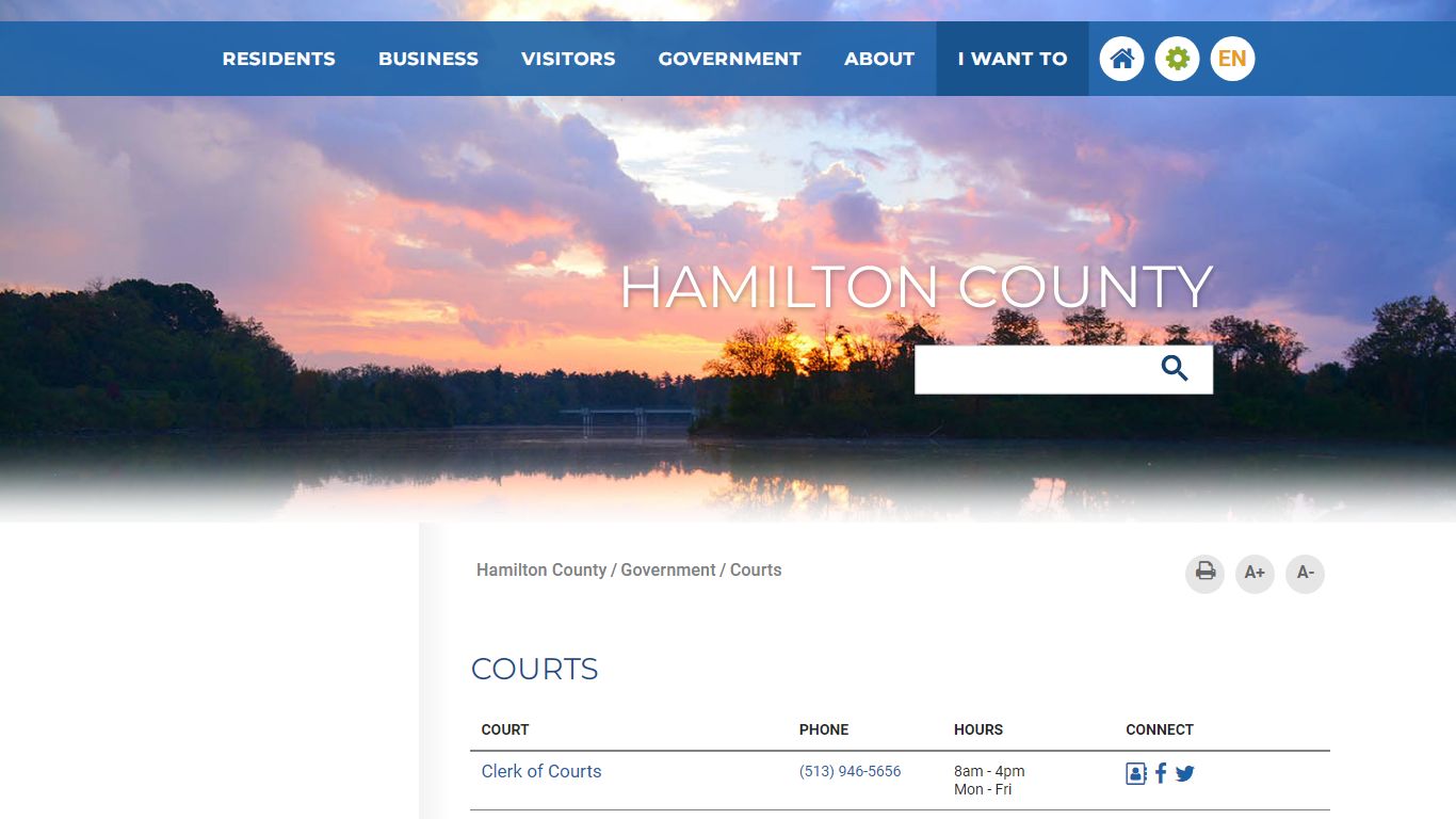 Courts - Hamilton County